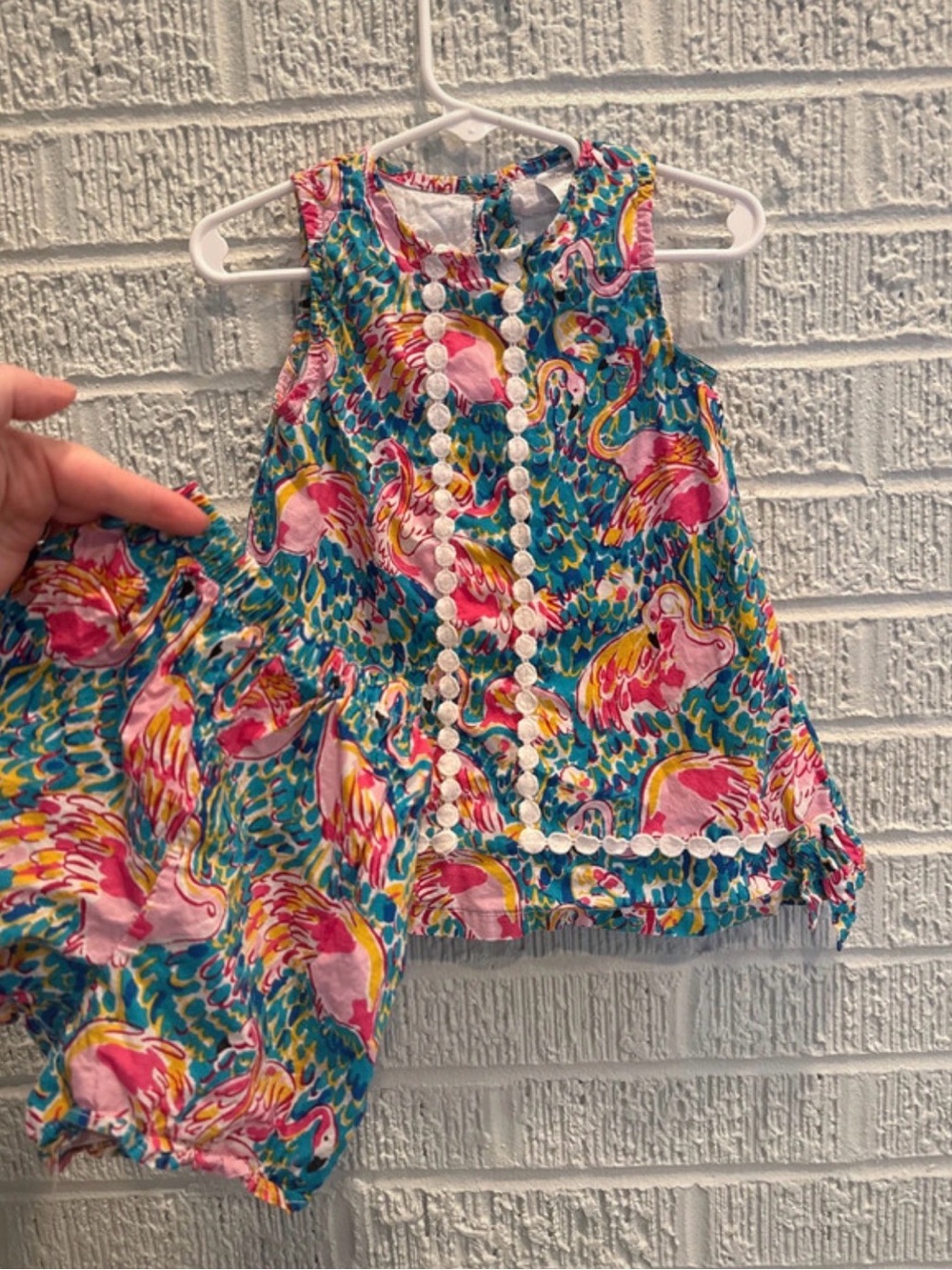 Flamingo Dress Set